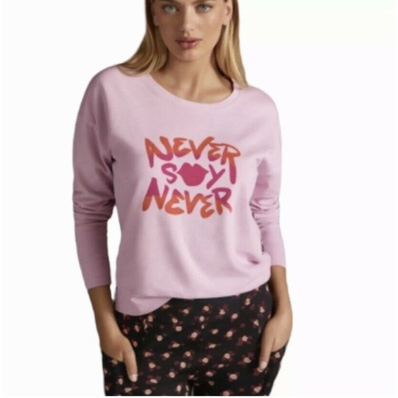CAbi Never Say Never French Terry Pullover Sz Small NWOT - Picture 4 of 6